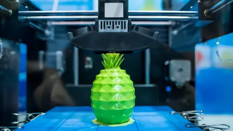 Food design using a 3D printer 3D printed ananas